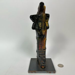 The Sentinel’s Ascent: A Unique ‘Idol’ Masterwork By Bertil Vallien (b. 1938)