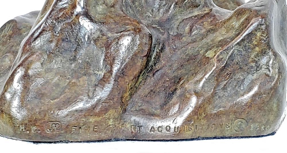 Erte 'Le Danseur' Bronze Art Deco Sculpture H.C. w/ COA signed by Artist - Image 7