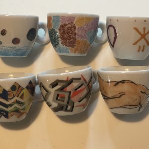 RARE 1992 Illy Art Collection "Arti e Mestieri" - Set of 6 - Richard Ginori