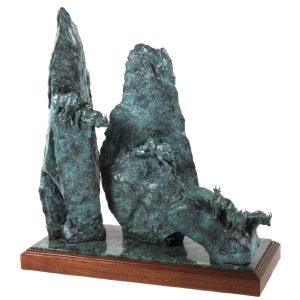 Sherry Salari Sander Western Bronze Sculpture - Rare Ed. 13/35 - 26" H - 1991