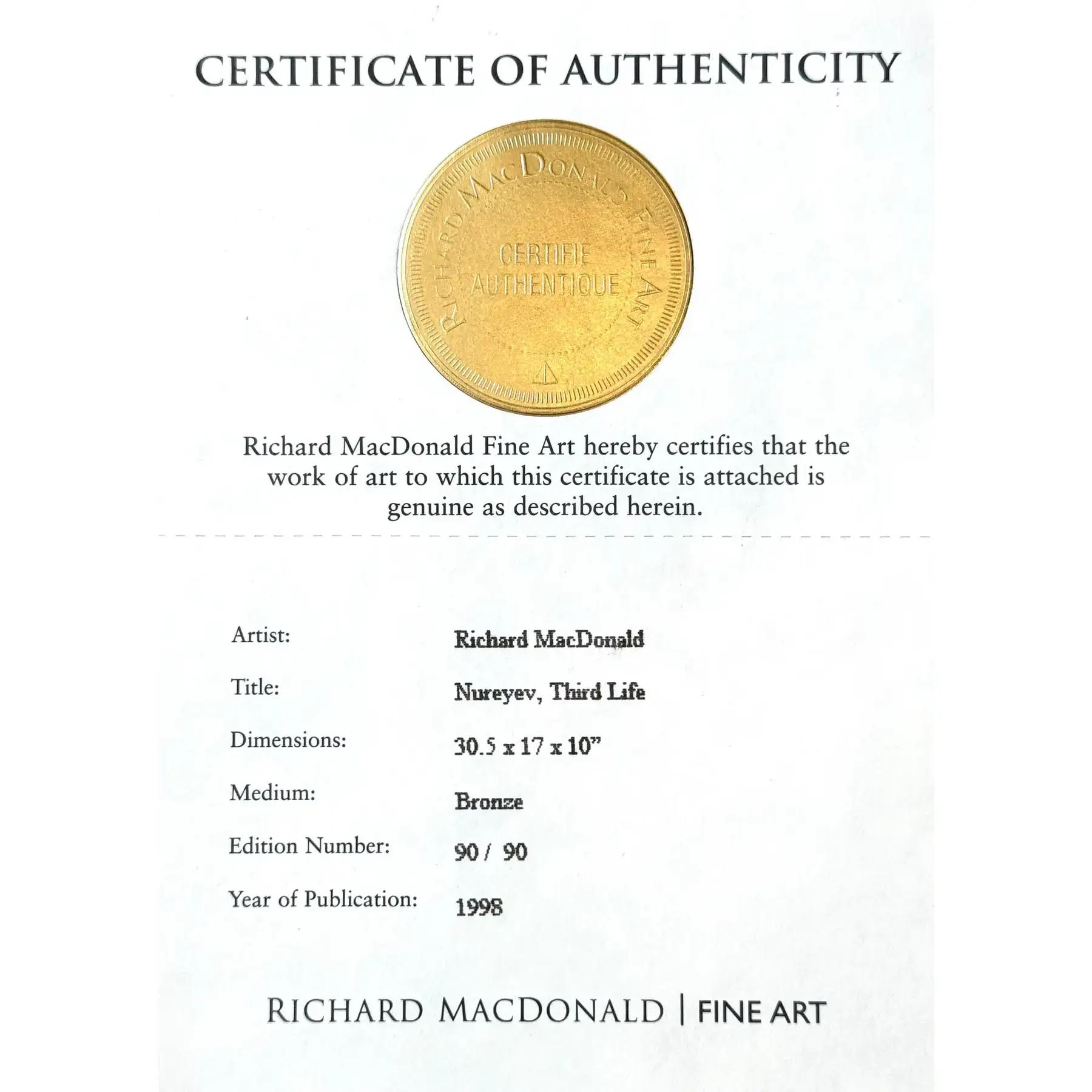 Immortalized Choreography: Richard MacDonald’s "Nureyev, Third Life" - Image 13