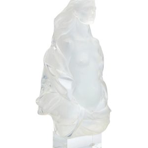Headline: Frederick Hart's Fidelia — Monumental Clear Acrylic Sculpture, Limited Edition 142/350