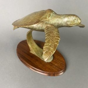 ANDRE HARVEY (AMERICAN B.1941)  THE PILGRIMAGE (GREEN SEA TURTLE)