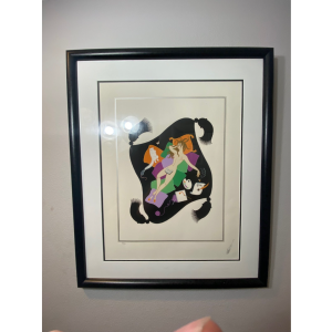 ERTE “Sloth” Signed Serigraph - The Seven Deadly Sins - Rare 265/350 - w/ COA