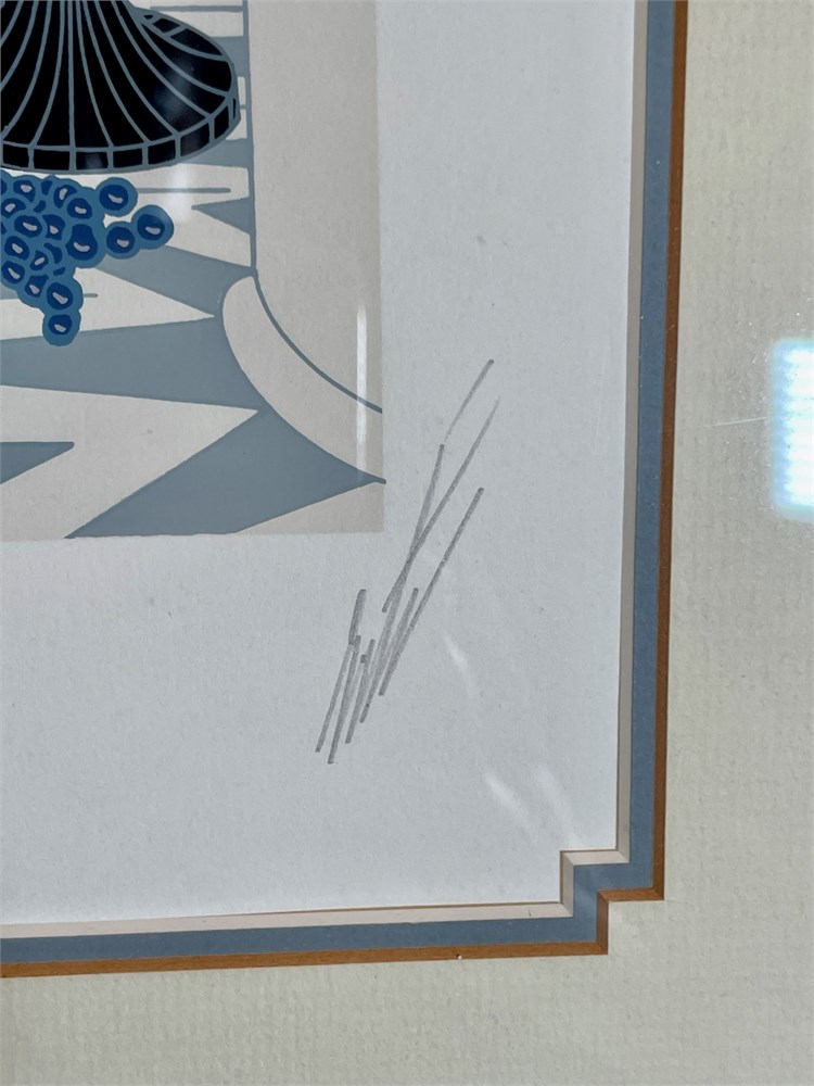 ERTE “Woman and Satyr” Signed Serigraph – RARE AP 11/50 – Large 38″ Framed - Image 6