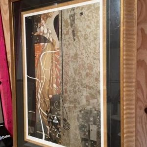 Michael Parkes Stone Lithograph Titled “Wien”.