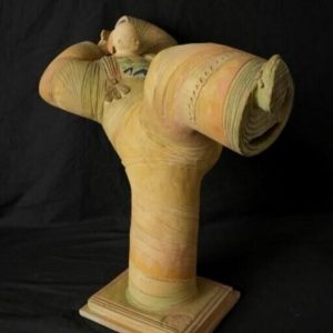 Grace in Defiance: Rare 18” x 20” Dancer Sculpture by Dany Jung Captures Balance and Gravity’s Dance