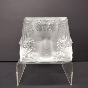The Radiance of Arethuse: Lalique Masque de Femme Crystal Votive