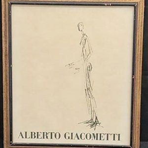 Alberto Giacometti: "Dessin (Walking Figure)" – Original 1957 Galerie Maeght Exhibition Lithograph