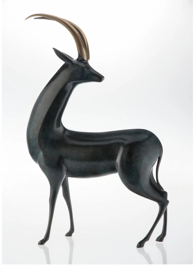 Loet Vanderveen: "Antelope" (1988) – Monumental 26-Inch Bronze (#36/500) - Image 2