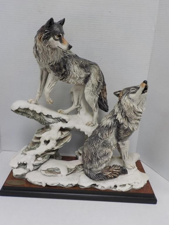 Giuseppe Armani: "Nocturne" Wolves – Rare Limited Edition #244/1500 (1993)