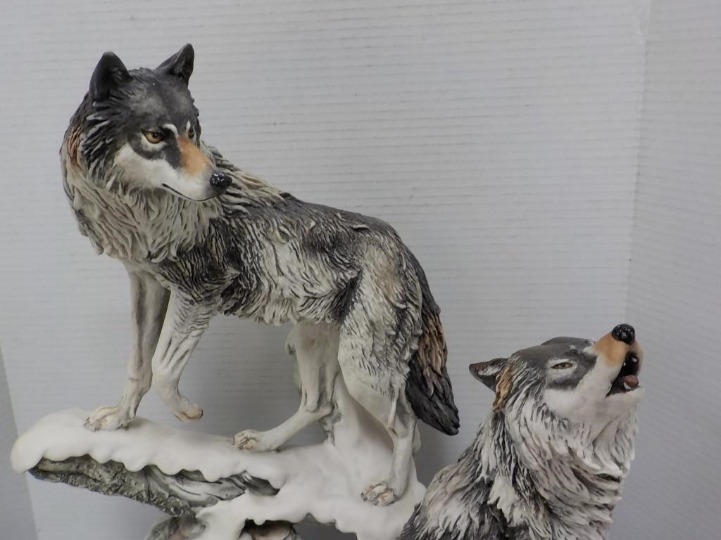 Giuseppe Armani: "Nocturne" Wolves – Rare Limited Edition #244/1500 (1993) - Image 3