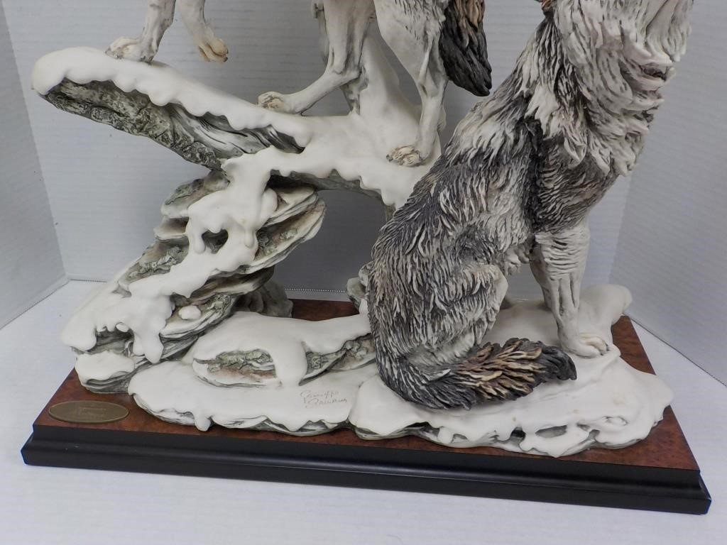 Giuseppe Armani: "Nocturne" Wolves – Rare Limited Edition #244/1500 (1993) - Image 4