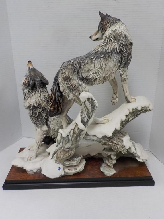 Giuseppe Armani: "Nocturne" Wolves – Rare Limited Edition #244/1500 (1993) - Image 7