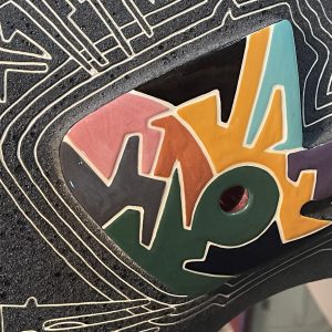 Gene & Rebecca Tobey "Lobo" – Monumental Southwestern Modern Ceramic Sculpture