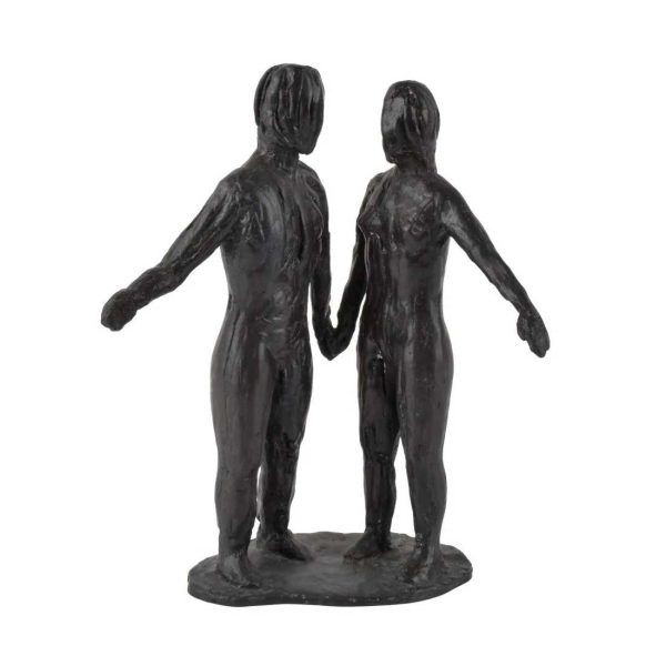 "Adam and Eve" – A Museum-Provenanced Bronze Study by Larry Mohr (1991)
