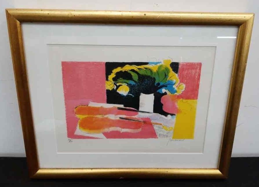 "Ethereal Paris" – Hand-Signed Lithograph by Paul Guiramand (Galerie Tamenaga Edition)