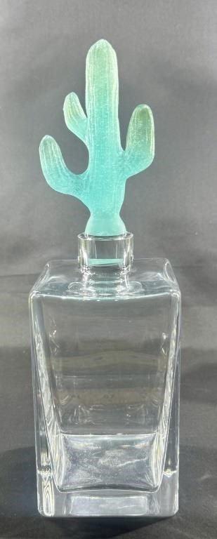 The Louvre Collection: Hilton McConnico for Daum "Cactus" Crystal Decanter