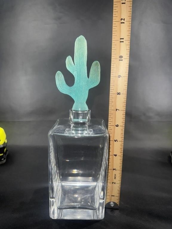 The Louvre Collection: Hilton McConnico for Daum "Cactus" Crystal Decanter - Image 9
