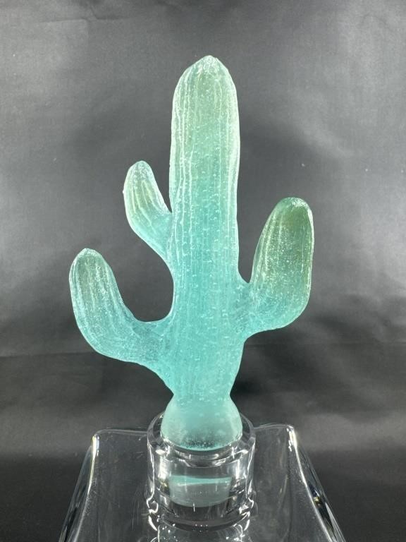 The Louvre Collection: Hilton McConnico for Daum "Cactus" Crystal Decanter - Image 10