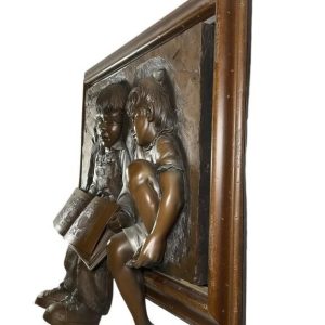 Bill Mack: "Sharing" – Limited Edition Bonded Bronze Wall Sculpture (#38/95)