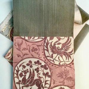 Vintage Japanese Fukuro Obi – Hand-Woven Nishijin Brocade
