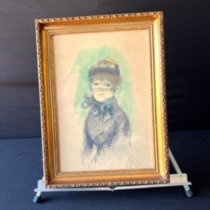 Attributed to Pierre-Auguste Renoir: A 19th-Century Pastel Study