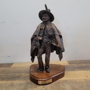 Arlene Jo Mickelson: "Qexix" – Rare Limited Edition Bronze Sculpture (6/10, 1983)