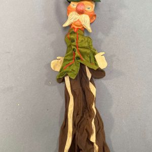 F.H. Brass Stuttgart: Hand-Carved "General" Puppet – Vintage German Folk Art